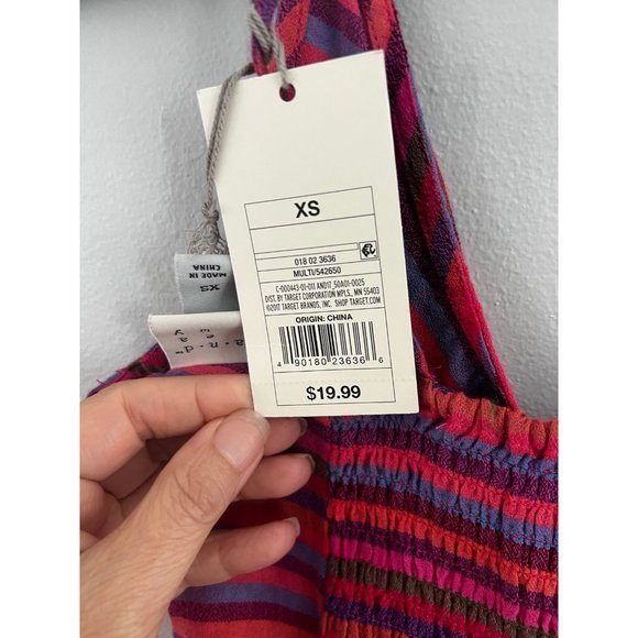 A New Day Red Wrap Peplum Camisole - Picture 4 of 4